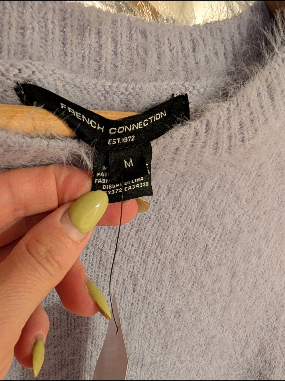 French Connection Meena Fuzzy Sweater *NWT* - Picture 5 of 6